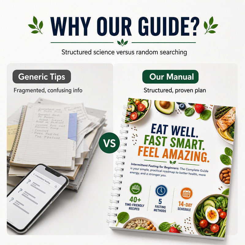 🔥🎁LAST DAY 50% OFF!! Intermittent Fasting Guide Book for Beginners