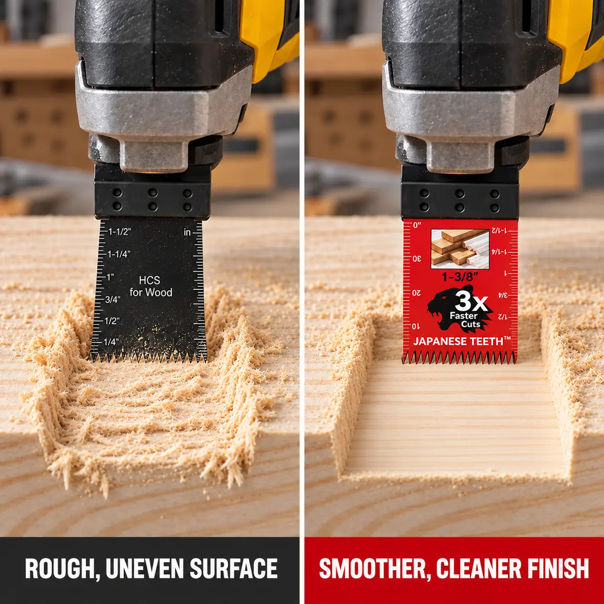 🚨 LAST DAY: Buy 3, Get 3 FREE Japanese-Tooth Oscillating Multi-Tool Blades + FREE Shipping! 🔥