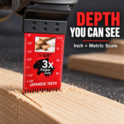 🚨 LAST DAY: Buy 3, Get 3 FREE Japanese-Tooth Oscillating Multi-Tool Blades + FREE Shipping! 🔥