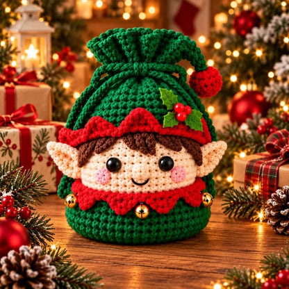 🔥Last Day 50% OFF 🔥Christmas Crochet Gift Pouch DIY Kit
