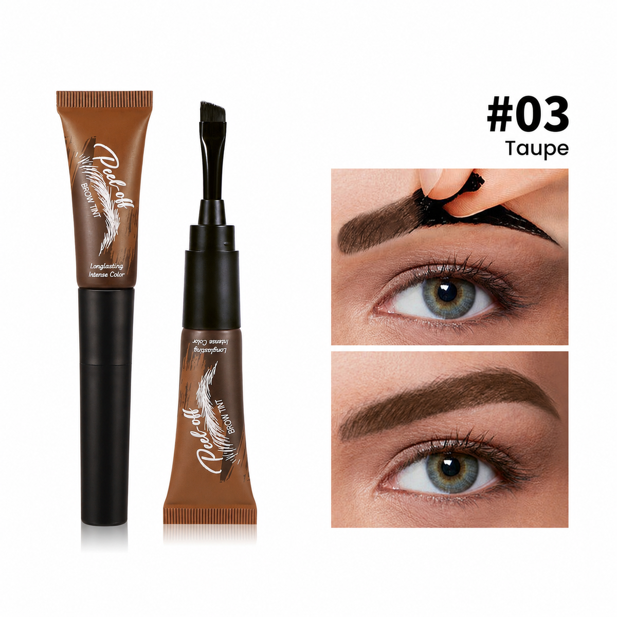 🔥 Last Day Buy 1 Get 1 Free 🎨 Waterproof Brow Tint – Peel Off, Shape & Cover Greys Perfectly ✨