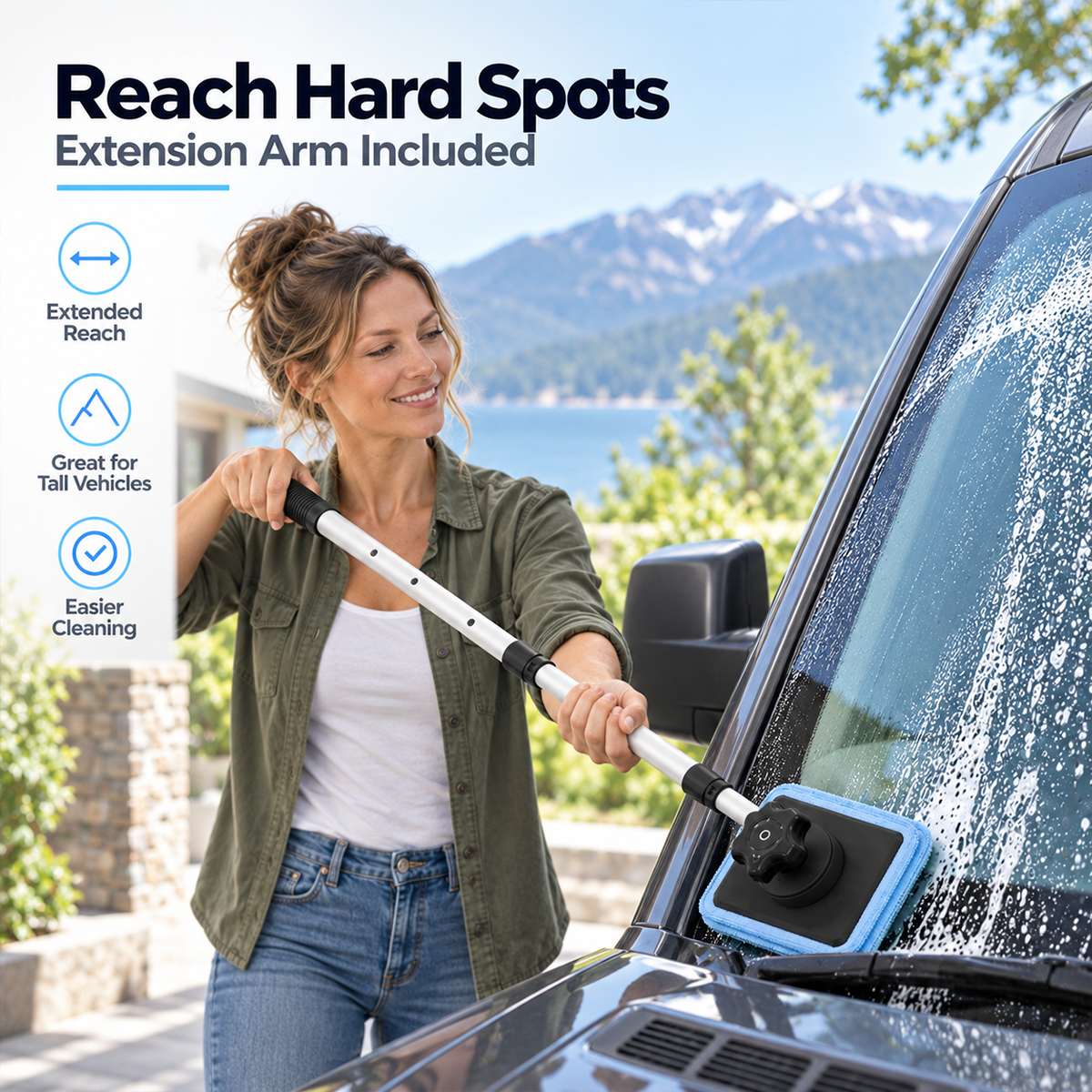 🔥 2026 HOT SALE 🎉 BUY 2 & SAVE TODAY 🚗 Dual Sided Magnetic Windshield Cleaner