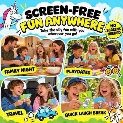 🔥🎁LAST DAY 50% OFF!!💥 Super Silly Go Fish Card Game for Kids & Family Game Night