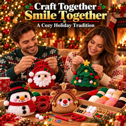 🔥Last Day 50% OFF 🔥Christmas Crochet Gift Pouch DIY Kit