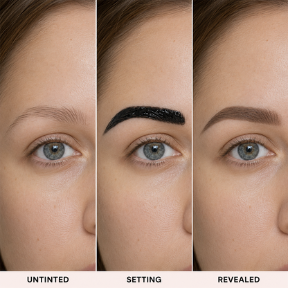 🔥 Last Day Buy 1 Get 1 Free 🎨 Waterproof Brow Tint – Peel Off, Shape & Cover Greys Perfectly ✨