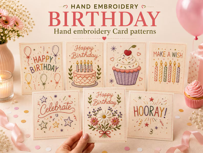 🎅Christmas Hot Sale 50% OFF! ✨🌲 🪡 Christmas Hand Embroidery Card DIY Kit | Stitch Your Way Into the Christmas Spirit ✨ 🎁