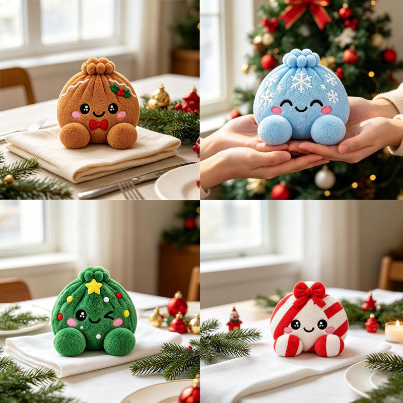 🎁🔥🎁LAST DAY 50% OFF!!Christmas Dumpling Plush Blind Box Collection
