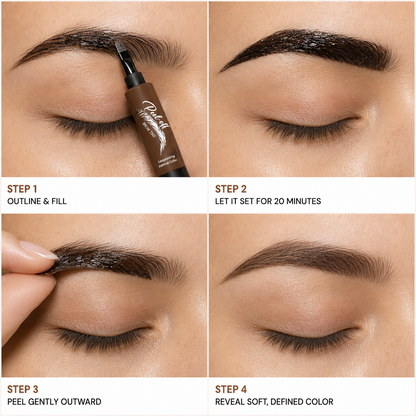 🔥 Last Day Buy 1 Get 1 Free 🎨 Waterproof Brow Tint – Peel Off, Shape & Cover Greys Perfectly ✨