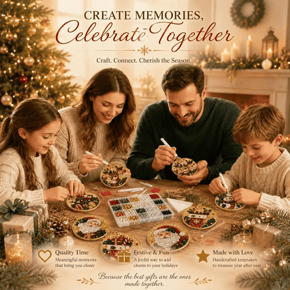 🔥🎁LAST DAY 50% OFF!!✨ Christmas DIY Diamond Art Hanging Ornaments (6 PCS) – Easy & Fun Holiday Craft Kit for All Ages 🎁🎨