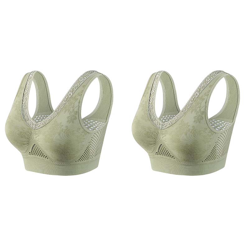 💗LAST DAY - BUY 1 GET 1 FREE/£4.99 Per item!!!🎁Pure Cotton Buttonless Comfy Lifting Bra