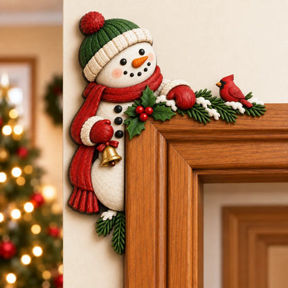 🎁🔥LAST DAY 50% OFF!!✨💯Christmas Peekaboo Door Frame Corner Decor