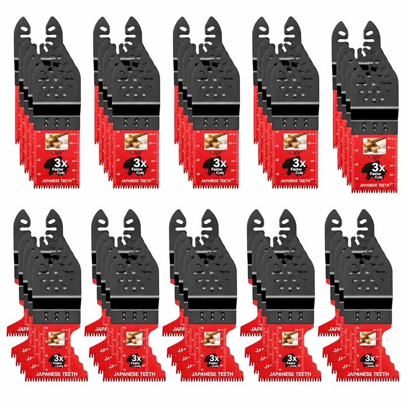 🚨 LAST DAY: Buy 3, Get 3 FREE Japanese-Tooth Oscillating Multi-Tool Blades + FREE Shipping! 🔥