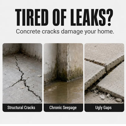 🔥 2026 Hot Sale 🔥🎁Buy 1 Get 1 Free🎁 Waterproof Concrete Crack Filler for Indoor & Outdoor Use