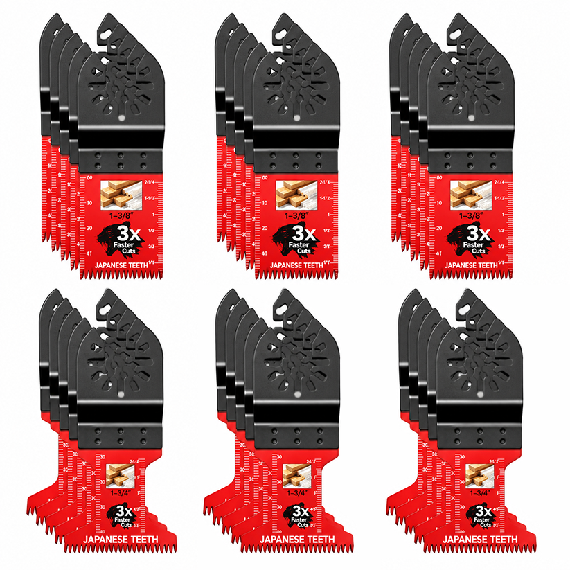 🚨 LAST DAY: Buy 3, Get 3 FREE Japanese-Tooth Oscillating Multi-Tool Blades + FREE Shipping! 🔥