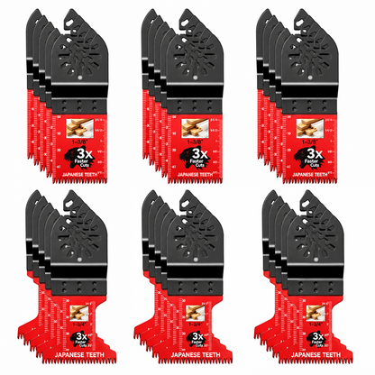 🚨 LAST DAY: Buy 3, Get 3 FREE Japanese-Tooth Oscillating Multi-Tool Blades + FREE Shipping! 🔥