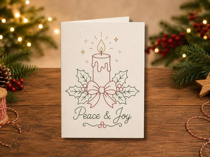 🎅Christmas Hot Sale 50% OFF! ✨🌲 🪡 Christmas Hand Embroidery Card DIY Kit | Stitch Your Way Into the Christmas Spirit ✨ 🎁