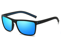 Blue lenses + glasses case