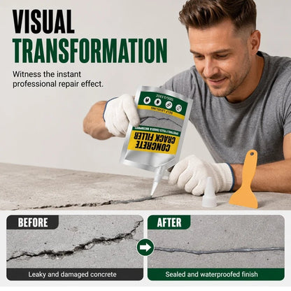 🔥 2026 Hot Sale 🔥🎁Buy 1 Get 1 Free🎁 Waterproof Concrete Crack Filler for Indoor & Outdoor Use