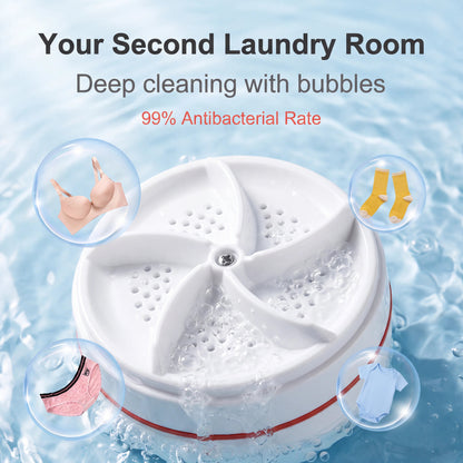 🔥🔥LIMITED-TIME 49% OFF! Portable Turbo Washer for Dishes & Laundry