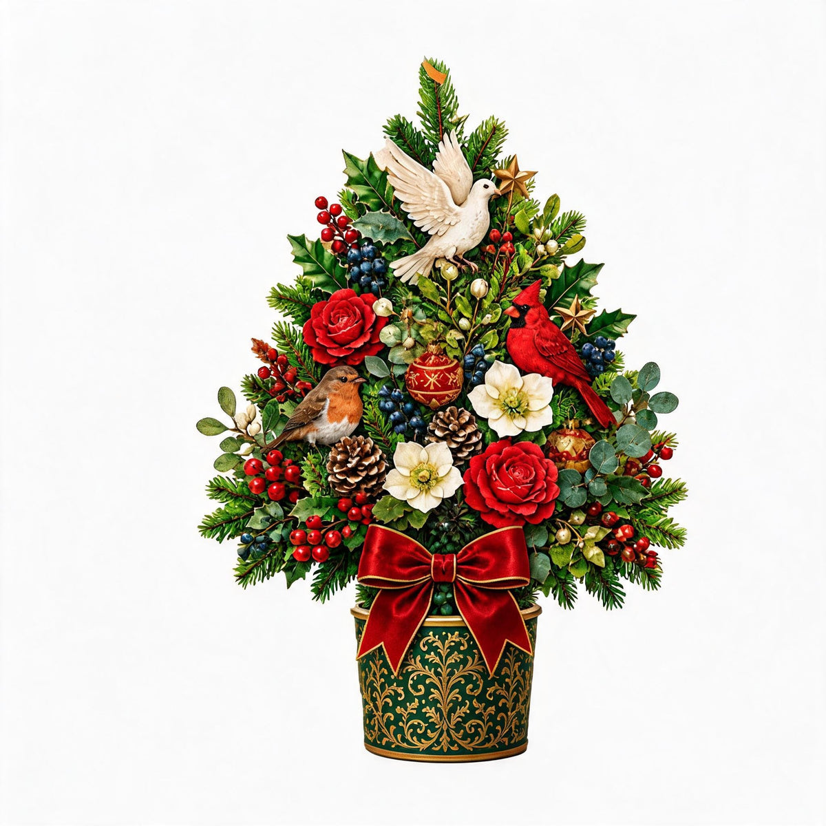 🌲Pop-Up Christmas Tree Card✨Turns Into Freestanding Festive Table Decor