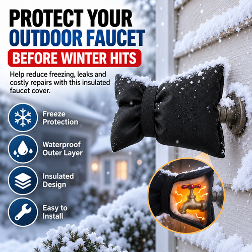 🥳LAST DAY Buy 1 get 1 free🥳💞❄️ Outdoor Faucet Cover | Winter Freeze Protection Insulated Spigot Protector