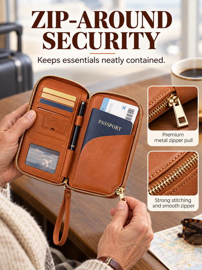 ✈️ 2026 Travel Best Seller — 🔥🎁Buy 1 Get 1 FREE 🔥RFID Passport Wallet
