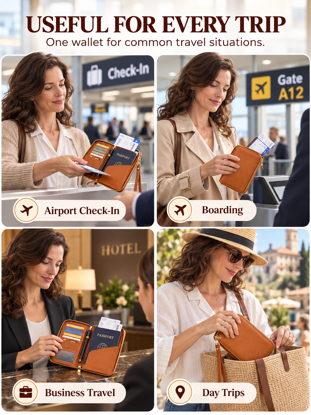 ✈️ 2026 Travel Best Seller — 🔥🎁Buy 1 Get 1 FREE 🔥RFID Passport Wallet