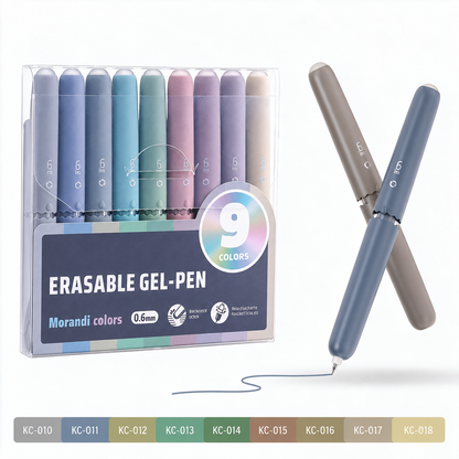 LAST DAY🔥BUY 1 GET 1 FREE ! ✨ 9-Color Erasable Gel Pen Set — Multiple Styles Available
