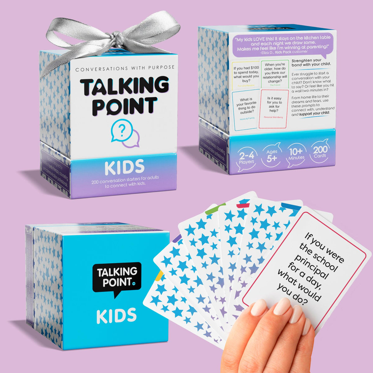200 cards  Kids Conversation Cards for Age 5-13