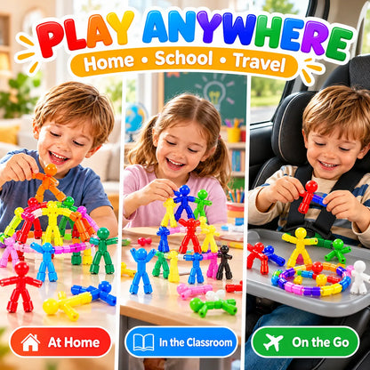 🔥LAST DAY 50% OFF - ✨Unisex Kids' Magnetic Building Set (Set of 10)