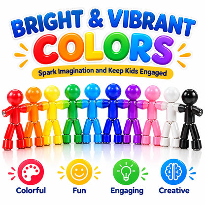 🔥LAST DAY 50% OFF - ✨Unisex Kids' Magnetic Building Set (Set of 10)