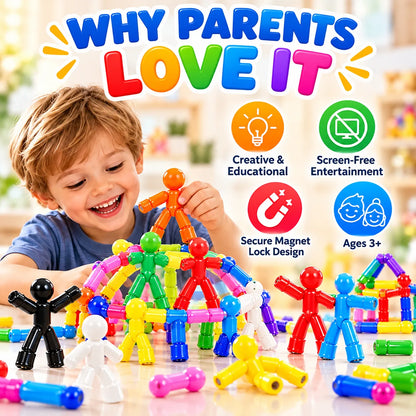 🔥LAST DAY 50% OFF - ✨Unisex Kids' Magnetic Building Set (Set of 10)
