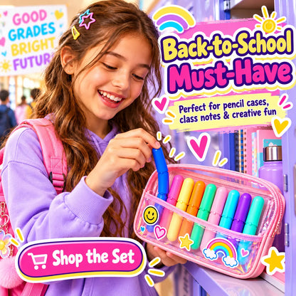 LAST DAY🔥BUY 1 GET 1 FREE ! ✨ 9-Color Erasable Gel Pen Set — Multiple Styles Available