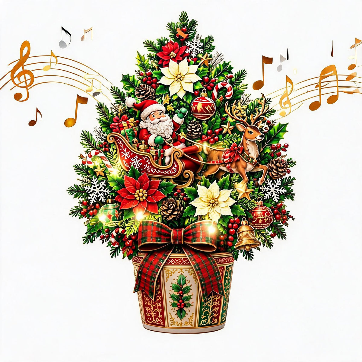🌲Pop-Up Christmas Tree Card✨Turns Into Freestanding Festive Table Decor