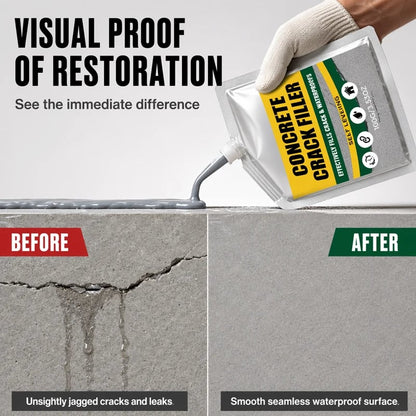 🔥 2026 Hot Sale 🔥🎁Buy 1 Get 1 Free🎁 Waterproof Concrete Crack Filler for Indoor & Outdoor Use