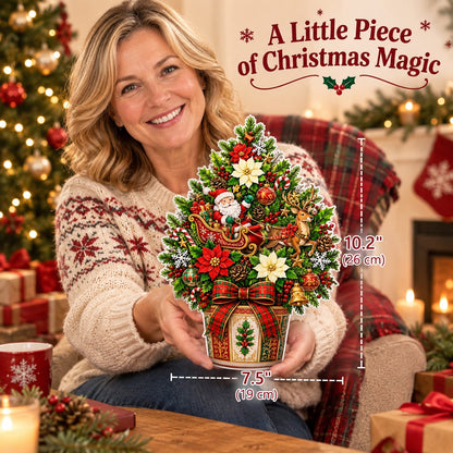 🌲Pop-Up Christmas Tree Card✨Turns Into Freestanding Festive Table Decor