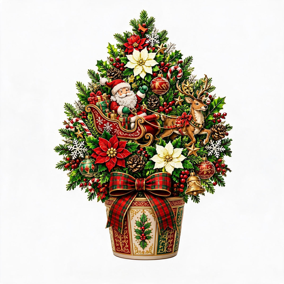 🌲Pop-Up Christmas Tree Card✨Turns Into Freestanding Festive Table Decor
