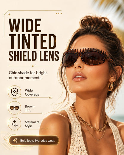 2 in 1 Foldable Sunglasses Headband Chic Tortoiseshell Hair Accessory, For Women Summer Workout Yoga Travel Daily Use
