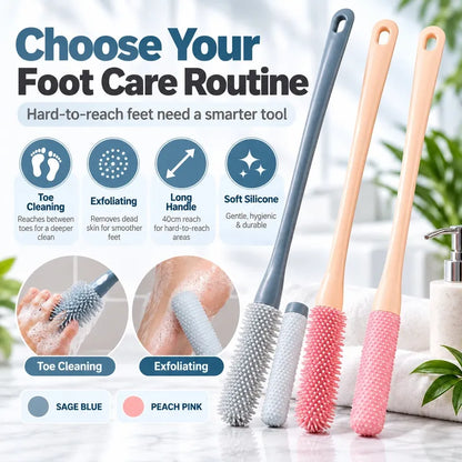 🔥 BUY 1 GET 1 FREE🔥  — Long Handle Foot Brush | Clean Hard-to-Reach Toe Gaps with Ease