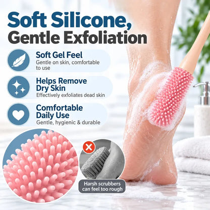 🔥 BUY 1 GET 1 FREE🔥  — Long Handle Foot Brush | Clean Hard-to-Reach Toe Gaps with Ease