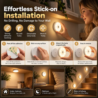 🔥🎁LAST DAY BUY 1 GET 2 FREE!!💥⏳Energy-Efficient LED Motion Sensor Light（type c）