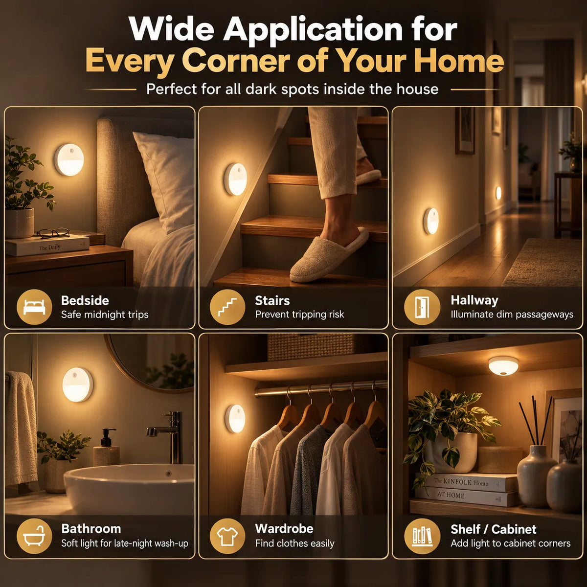 🔥🎁LAST DAY BUY 1 GET 2 FREE!!💥⏳Energy-Efficient LED Motion Sensor Light（type c）