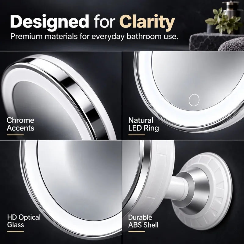 🔥 Limited-Time 50% OFF – 10X LED Magnifying Makeup Mirror