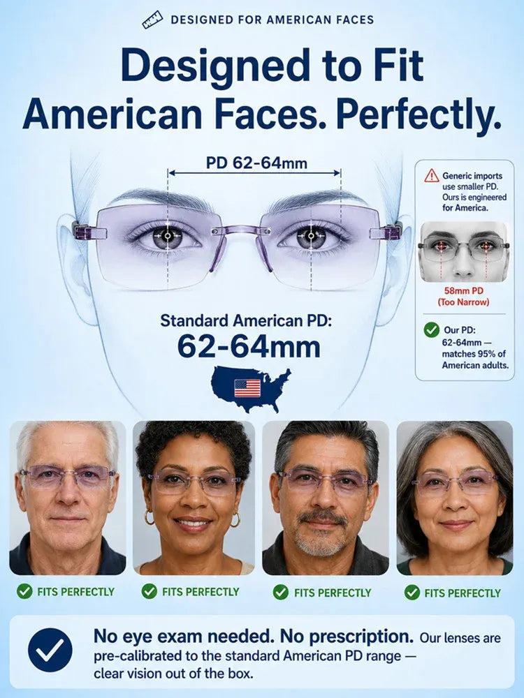 ⏰⏰Final 6 Hours Sale 50% OFF🔥🔥[Regain Your Youthful Vision] Smart Zoom Diamond-Cut Reading Glasses