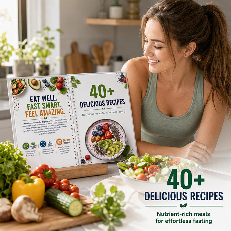 🔥🎁LAST DAY 50% OFF!! Intermittent Fasting Guide Book for Beginners