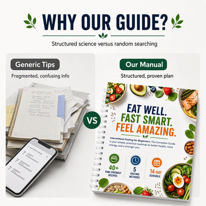 🔥🎁LAST DAY 50% OFF!! Intermittent Fasting Guide Book for Beginners