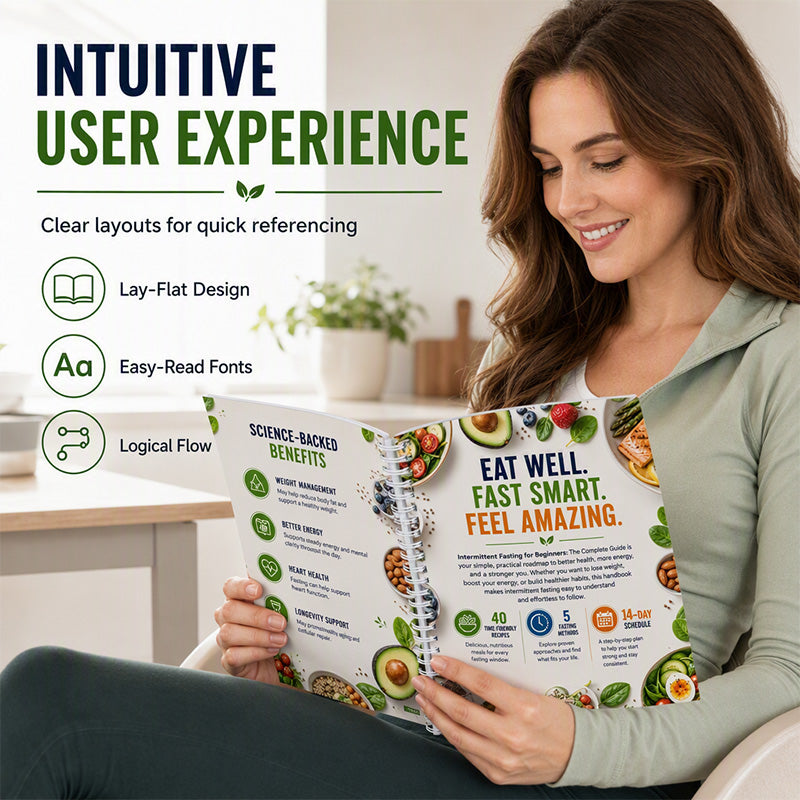 🔥🎁LAST DAY 50% OFF!! Intermittent Fasting Guide Book for Beginners