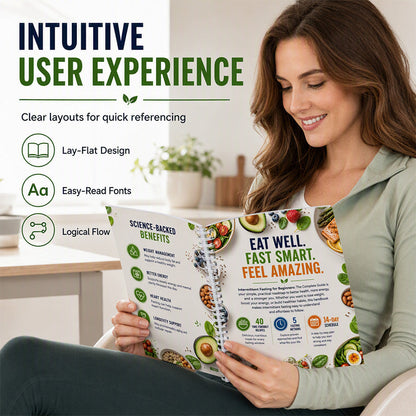 🔥🎁LAST DAY 50% OFF!! Intermittent Fasting Guide Book for Beginners