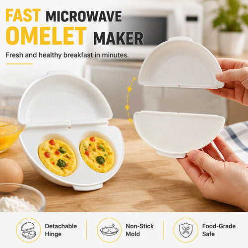 🥳2026 HOT SALE🥳💞 Buy 1 Get 1 FREE – 2-in-1 Omelet Maker & Egg Cooker