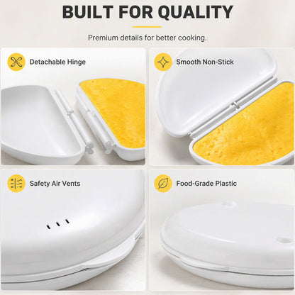 🥳2026 HOT SALE🥳💞 Buy 1 Get 1 FREE – 2-in-1 Omelet Maker & Egg Cooker